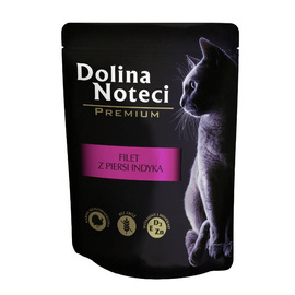 Dolina Noteci Premium Wet Cat Food with Turkey Breast Fillet, 85 g