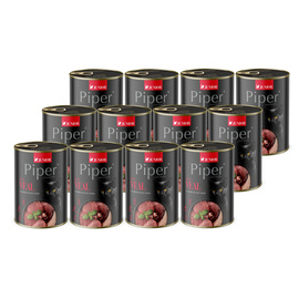 Piper Animals Junior Wet Cat Food with Veal, 12-pack (400 g each)