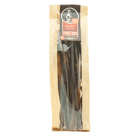 Milord Dog Chew: Dried Deer Skin, Long, 400 g