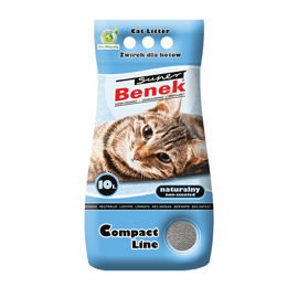 Super Benek, Certech Compact Active Cat Litter, 10 L