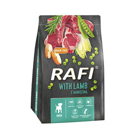 Rafi Junior Dry Dog Food with Lamb, 3 kg bag