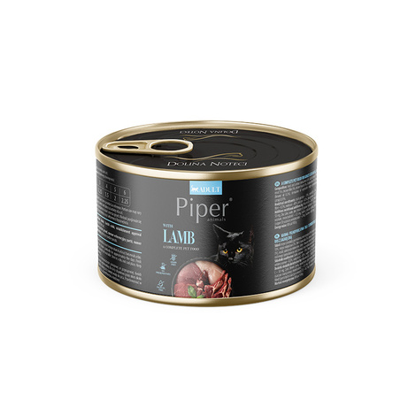 Piper Animals Wet Cat Food with Lamb, 185 g