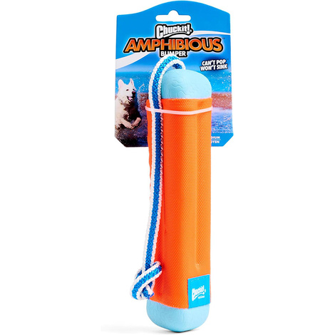 ChuckIt! AMPHIBIOUS BUMPER Medium Floating Dog Toy and Chew Toy, 23 cm