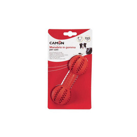 Camon Dental Dumbbell Dog Teething Toy, 13.5 cm