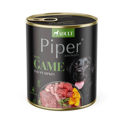 Piper Animals Wet Dog Food with Venison and Pumpkin, 800 g