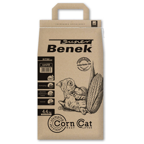 Certech Cat Litter Super Benek, Corn Cat Ultra Natural, 7 L