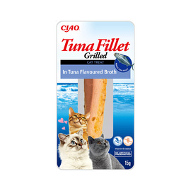 INABA Cat Treat: Grilled Tuna Fillet in Broth, 15 g