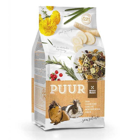 Witte Molen PUUR Guinea Sensitive Guinea Pig Food, 800g