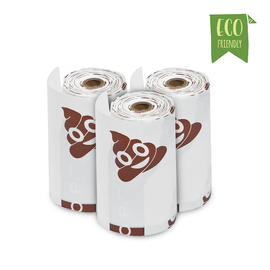 GREENLINE Biodegradable Dog Waste Bags - Unscented, 23 x 33 cm (3 x 10 pcs).)