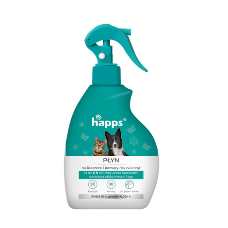 Happs Tick and Mosquito Repellent for Pets, 200 ml
