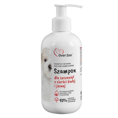 Over Zoo Shampoo for Puppies with White and Light-Colored Coats, 250 ml