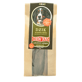 Milord Dog Chew: Dried Wild Boar Skin, 200 g