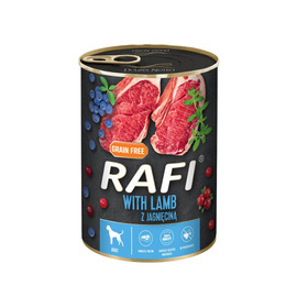 Rafi Wet Dog Food with Lamb, 400 g