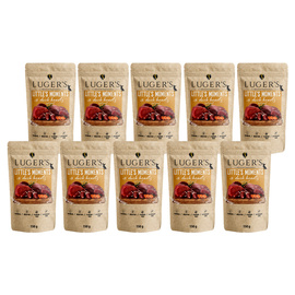 Luger's Little's Moments Wet Dog Food for Small Breeds with Duck Hearts and Carrots, 10 x 150 g Set