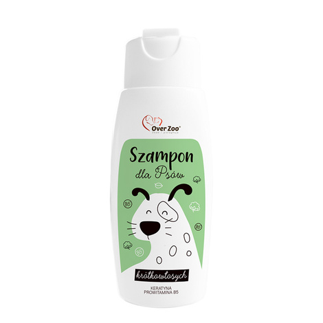 Over Zoo Shampoo for Short-Haired Dogs, 280 ml