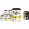 Dolina Noteci Premium Wet Dog Food, Rich in Chicken, 6-Pack (800 g each) + Free Piper Animals with Chicken Hearts and Spinach (400 g)