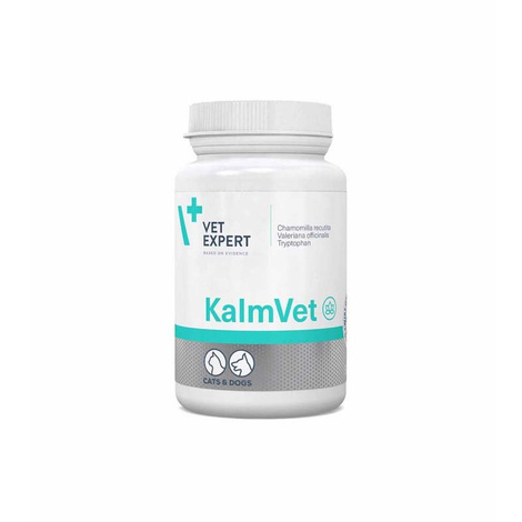 VetExpert KalmVet Dietary Supplement for Dogs and Cats to Reduce Stress Symptoms, 60 tablets