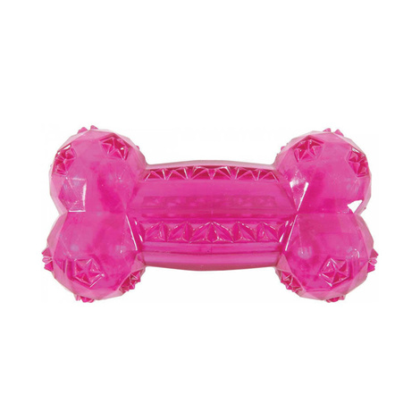 Zolux Pink Dog Chew Toy (Bone-Shaped), 12 cm
