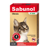 Sabunol Flea Collar for Cats, Red, 35 cm