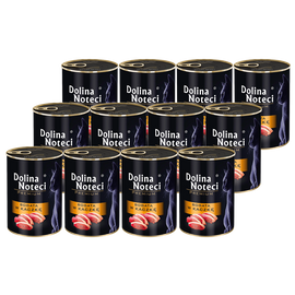 Dolina Noteci Premium Wet Cat Food Rich in Duck, 12-Pack (400 g each)