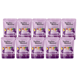 Dolina Noteci Superfood Wet Dog Food for Small Breeds: Rabbit and Lamb, 10 x 100 g Pack