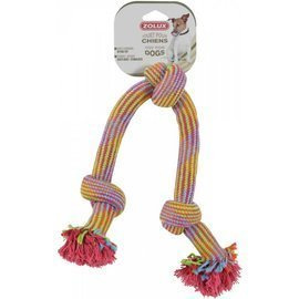 Zolux Rope Toy with 3 Knots, Multicolored, 48 cm