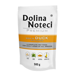 Dolina Noteci Premium Wet Dog Food, Rich in Duck and Pumpkin, 500 g pouch