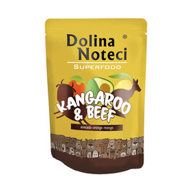 Dolina Noteci Superfood Wet Dog Food with Kangaroo and Beef, 300 g pouch