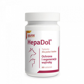 Dolfos Hepadol: Liver Protection and Regeneration for Dogs and Cats, 60 tablets.