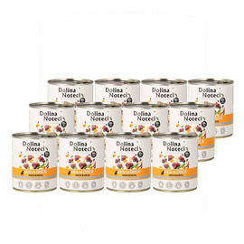 Dolina Noteci Premium Wet Dog Food, Rich in Duck, 12 x 800 g Set, LIMITED EDITION