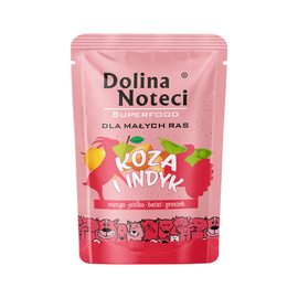 Dolina Noteci Superfood Wet Dog Food for Small Breeds: Goat and Turkey, 100 g