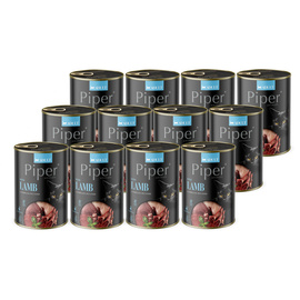 Piper Animals Wet Cat Food with Lamb, 12-pack (400 g each)