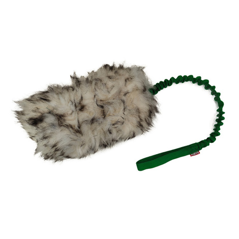 BUBA Sheepskin Dog Tug Toy with Shock Absorber, 100 cm