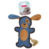 Zolux Durable Dog Toy: Buddy Dog, Blue, 23 cm
