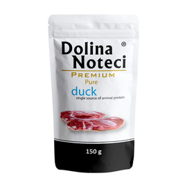Dolina Noteci Premium Pure Wet Dog Food for Dogs with Allergies, Rich in Duck, 150 g pouch