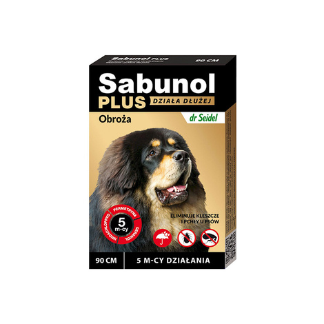 Sabunol Flea and Tick Collar for Dogs, 90 cm
