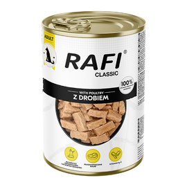 Mokra karma dla psa Rafi Classic z drobiem puszka 1240 g