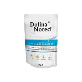 Dolina Noteci Premium Wet Dog Food for Junior Small Breeds, Rich in Lamb Stomachs, 100 g pouch