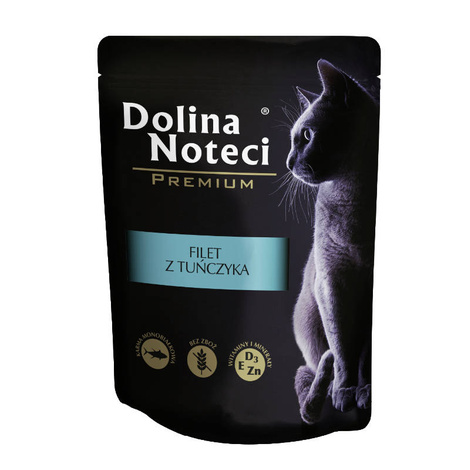 Dolina Noteci Premium Wet Cat Food with Tuna Fillet, 85 g