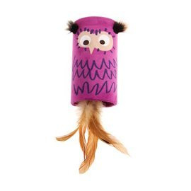 GiGwi MELODY Chaser Owl Musical Tube Cat Toy