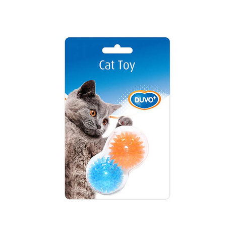 DUVO+ TPR toy—hedgehog balls, 2-pack