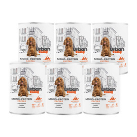 Over Zoo Urban Pets Mono Protein Wet Dog Food with Duck, 6-Pack (800 g each)