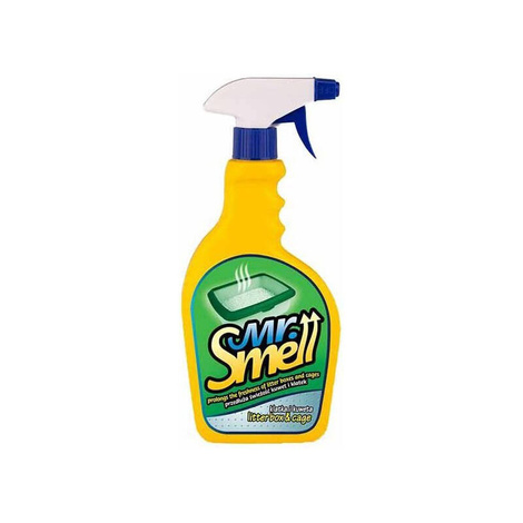 Mr. Smell Litter Box and Cage Freshener for Cats and Rodents, 500 ml