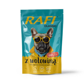 Rafi Classic Wet Dog Food with Beef, 400 g