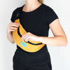 Spółka Zoo Design Spacious fabric fanny pack in mustard yellow