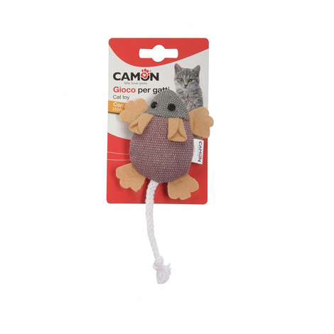 Camon Cat Toy - Small Denim Mouse Cat Toy