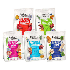 Dolina Noteci Premium Dry Dog Food, Assorted Flavors, 5 x 3 kg
