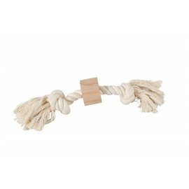 Zolux Wild Rope Toy with 2 Knots and a Wooden Disc