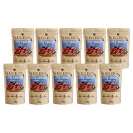 Luger's Little's Moments Wet Dog Food for Small Breeds with Lamb and Brown Rice, 10 x 150 g Set