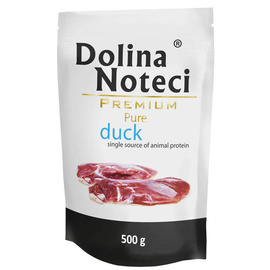 Dolina Noteci Premium Pure Wet Dog Food for Dogs with Allergies, Rich in Duck, 500 g pouch